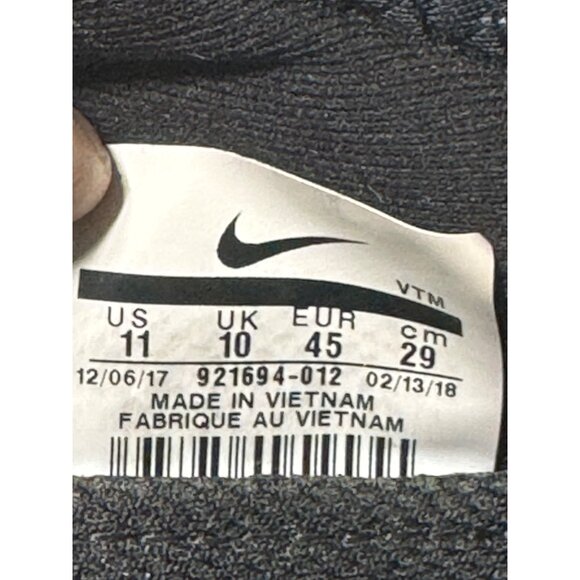 Nike Air Max Mens 11 Sequent 3 'Black Orange Volt lightweight mesh upper - Picture 2 of 16